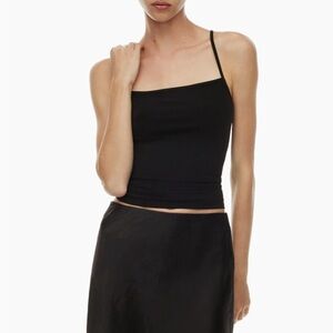 Babaton Slip Satin Mini Skirt